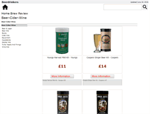 Tablet Screenshot of home-brew-review.beerdrinkers.co.uk